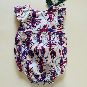 CPC Classic Onepiece Beatrice a romper in Lobster Print NWT